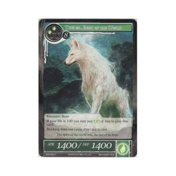 Yggdor, Beast of the World (FOIL) : BFA-060F - Force of Will Single Card