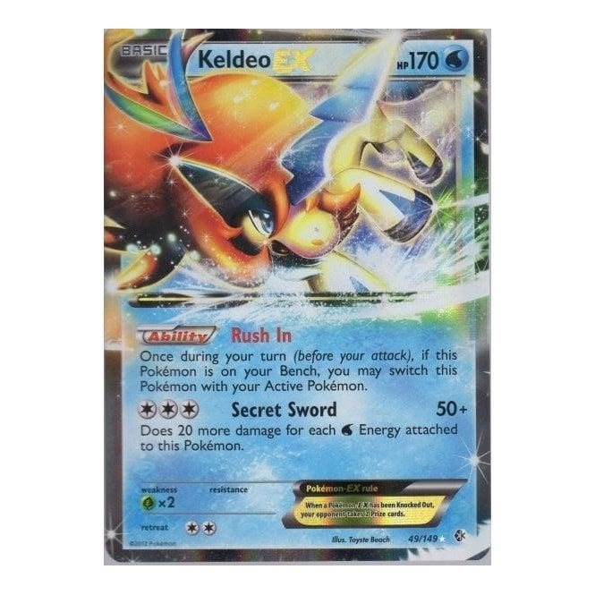 Pokemon Single Promotional Card - Keldeo EX (JUMBO) 49/149 | Chaos Cards Pokemon Single Promotional Card - Keldeo EX (JUMBO) 49/149 | Chaos Cards