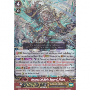 Immortal Holy Sword, Fides : G-BT14-004 - Cardfight!! Vanguard Single Card
