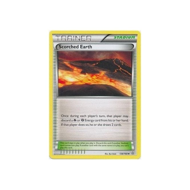 Pokemon Single Card XY - PRIMAL CLASH - 138/160 : Scorched Earth | Chaos Cards Pokemon Single Card XY - PRIMAL CLASH - 138/160 : Scorched Earth | Chaos Cards