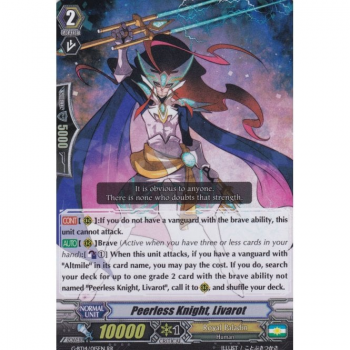 Peerless Knight, Livarot : G-BT14-015 - Cardfight!! Vanguard Single Card