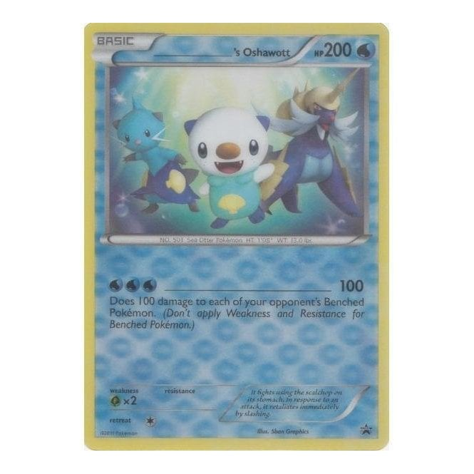 Pokemon Single Promotional Card - Oshawott (3D JUMBO) | Chaos Cards Pokemon Single Promotional Card - Oshawott (3D JUMBO) | Chaos Cards