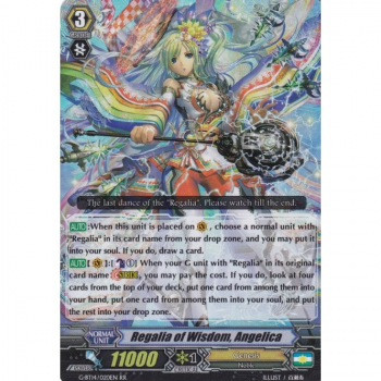 Regalia of Wisdom, Angelica : G-BT14-020 - Cardfight!! Vanguard Single Card