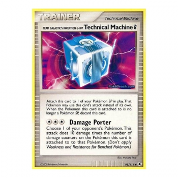 Team Galactic's Invention G-107 Technical Machine G : RISING RIVALS 095/111 - Pokemon Single Card