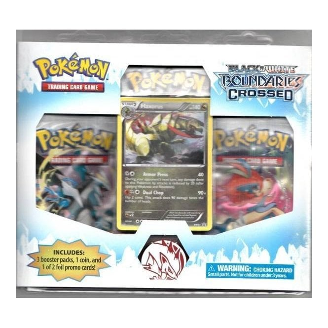 Pokemon Boundaries Crossed 3-Pack Blister (3 Boosters + Holo, Coin) - Haxorus | Chaos Cards Pokemon Boundaries Crossed 3-Pack Blister (3 Boosters + Holo, Coin) - Haxorus | Chaos Cards