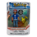 Pokemon Toy - Trainer Figure : Ash + Pikachu
