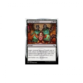 capital offense : UNSTABLE 052/216 - Magic the Gathering Single Card