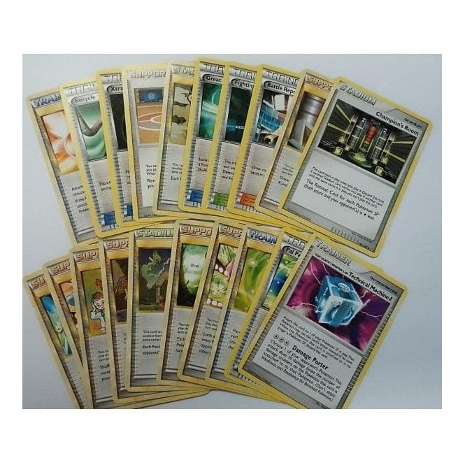 trainer card collection 20 cards chaos cards
