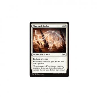 Mammoth Umbra (FOIL) : ULTIMATE MASTERS 024/254 - Magic the Gathering Single Card