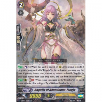 Regalia of Abundance, Freyja : G-BT14-038 - Cardfight!! Vanguard Single Card