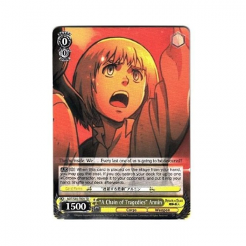 Weiss/Schwarz Single S35 - Attack on Titan TE03 : "A Chain of Tragedies" Armin