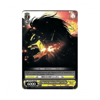 Weiss/Schwarz Single S35 - Attack on Titan TE07 : "Hopes in the Darkness of Despair" Eren Titan