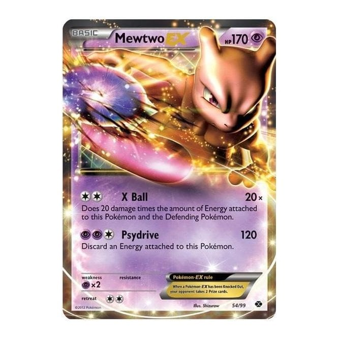 Pokemon Single Promotional Card - Mewtwo EX (JUMBO) 54/99 | Chaos Cards Pokemon Single Promotional Card - Mewtwo EX (JUMBO) 54/99 | Chaos Cards