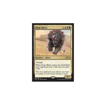 Magic the Gathering PROMO CARD CLASH PACK - MAGIC ORIGINS Single Card : #5 of 6 Siege Rhino