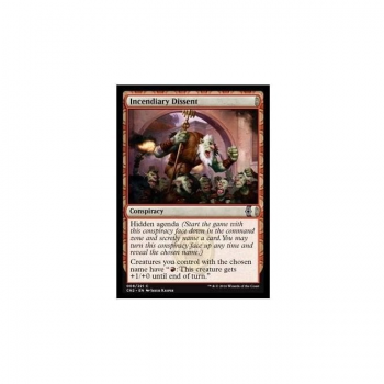 Incendiary Dissent (FOIL) : CONSPIRACY: TAKE THE CROWN 008/221 - Magic the Gathering Single Card