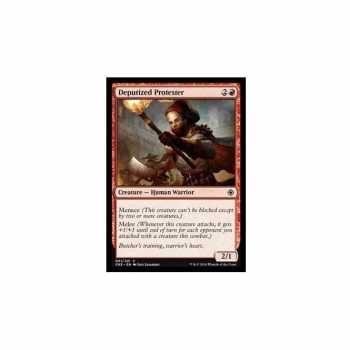 Deputized Protester (FOIL) : CONSPIRACY: TAKE THE CROWN 051/221 - Magic the Gathering Single Card