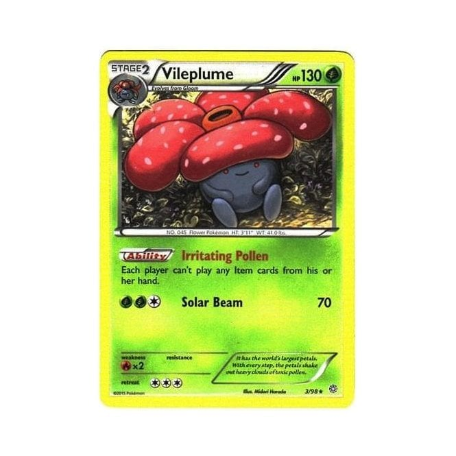 Pokemon Single Card XY - ANCIENT ORIGINS - 003/98 : Vileplume | Chaos Cards