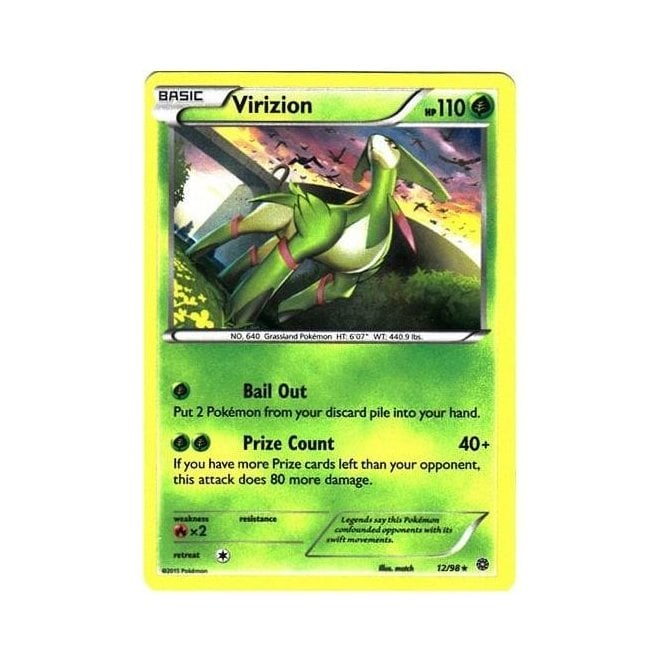Pokemon Single Card XY - ANCIENT ORIGINS - 012/98 : Virizion | Chaos Cards