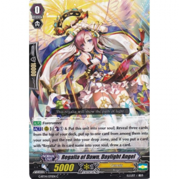 Regalia of Dawn, Daylight Angel : G-BT14-071 - Cardfight!! Vanguard Single Card