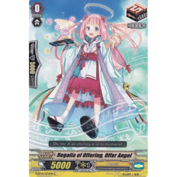 Regalia of Offering, Offer Angel : G-BT14-073 - Cardfight!! Vanguard Single Card