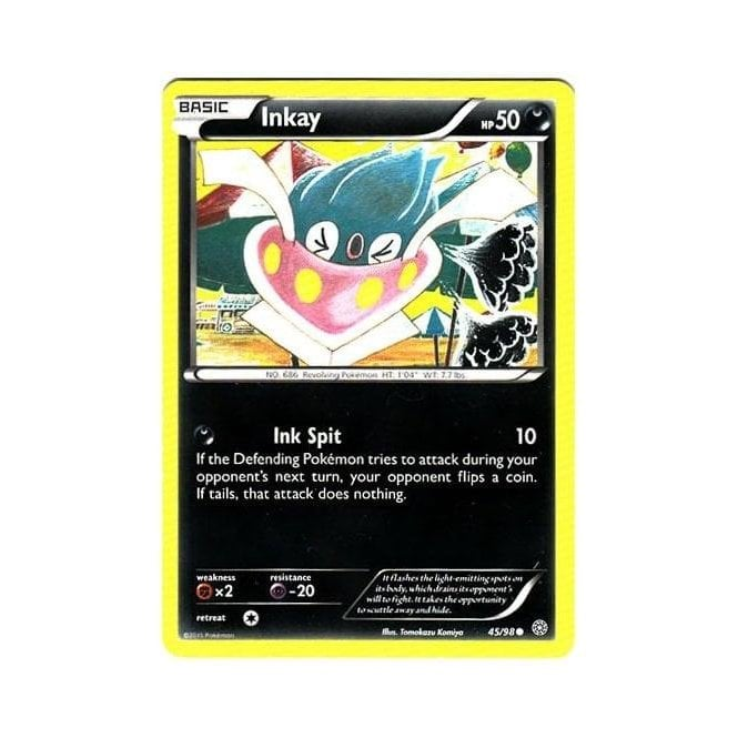 Pokemon Single Card XY - ANCIENT ORIGINS (Reverse Holo) - 045/98 : Inkay |  Chaos Cards