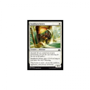Snubhorn Sentry : RIVALS OF IXALAN 023/196 - Magic the Gathering Single Card
