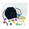 Third Die Standing Dice Bag : All Black Void - Image 2
