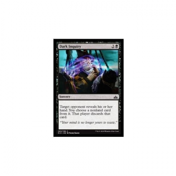 Dark Inquiry : RIVALS OF IXALAN 065/196 - Magic the Gathering Single Card