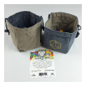 Third Die Standing Dice Bag : Steel and Gray