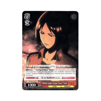 Weiss/Schwarz Single S35 - Attack on Titan E073 : '104th Cadet Corps Class' Ymir