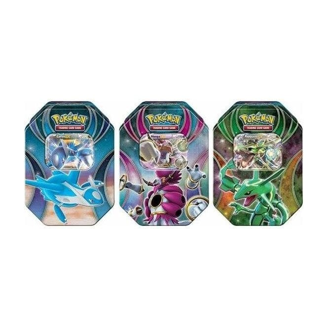Pokemon Power Beyond Tin - Set of 3 : Hoopa EX, Latios EX and Rayquaza EX | Chaos Cards Pokemon Power Beyond Tin - Set of 3 : Hoopa EX, Latios EX and Rayquaza EX | Chaos Cards
