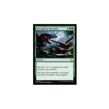 Strength of the Pack : RIVALS OF IXALAN 145/196 - Magic the Gathering Single Card