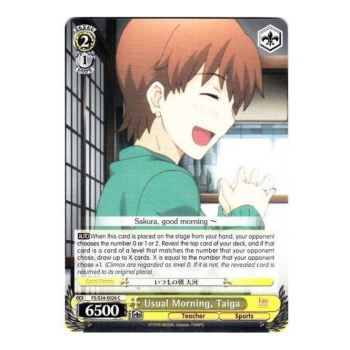 Weiss/Schwarz Single S34 - Fate stay night Unlimited Blade Works E026 : Usual Morning, Taiga
