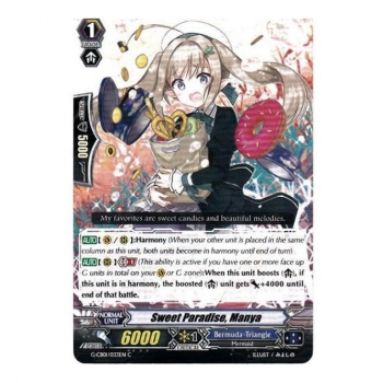 Sweet Paradise, Manya : G-CB01-033 - Cardfight!! Vanguard Single Card