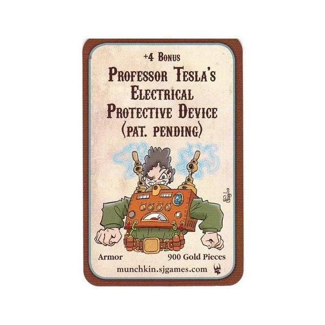 Prof Tesla Munchkin Promotional Card : Professor Tesla's Electrical Protective ...