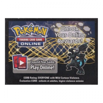 Pokemon Code Card : Zekrom EX TIN for Online Play only - X 1
