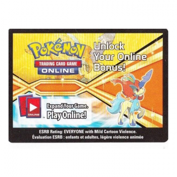 Pokemon Code Card : Ex Power Collectors Tin - Keldeo Ex for Online Play only - X 1