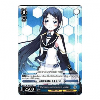 Weiss/Schwarz Single S25 - KanColle E153 : Samidare, 6th Shiratsuyu-class Destroyer