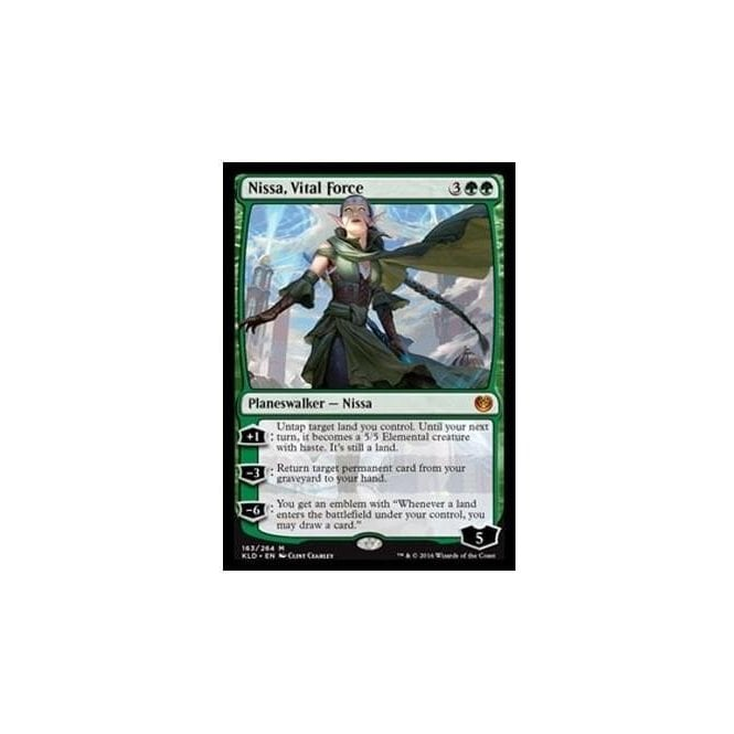 Nissa, Vital Force (FOIL) : KALADESH 163/274 - Magic the Gathering Single  Card