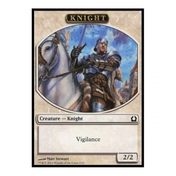 Knight (TOKEN) : RETURN TO RAVNICA TOKEN 02/12 - Magic the Gathering Single Card