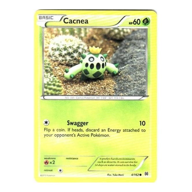 Pokemon Single Card XY - BREAKTHROUGH - 004/162 : Cacnea | Chaos Cards