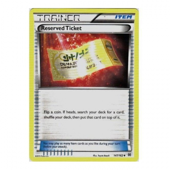 Reserved Ticket : XY - BREAKTHROUGH 147/162 - Pokemon Single Card