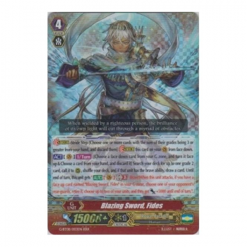 Blazing Sword, Fides : G-BT08-003 - Cardfight!! Vanguard Single Card