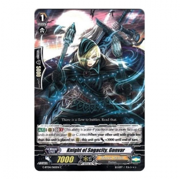 Knight of Sagacity, Gonvar : G-BT04-065 - Cardfight!! Vanguard Single Card