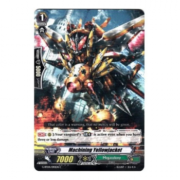 Machining Yellowjacket : G-BT04-092 - Cardfight!! Vanguard Single Card
