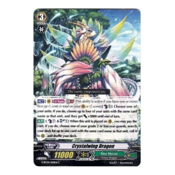 Crystalwing Dragon : G-BT04-100 - Cardfight!! Vanguard Single Card