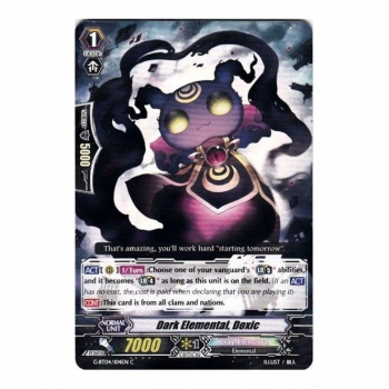 Dark Elemental, Doxic : G-BT04-104 - Cardfight!! Vanguard Single Card