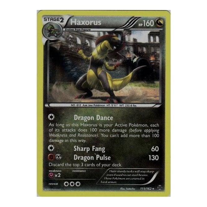 Pokemon Single Card XY - BREAKTHROUGH (Reverse Holo) - 111/162 : Haxorus | Chaos Cards Pokemon Single Card XY - BREAKTHROUGH (Reverse Holo) - 111/162 : Haxorus | Chaos Cards