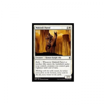 Makindi Patrol : BATTLE FOR ZENDIKAR 039/274 - Magic the Gathering Single Card