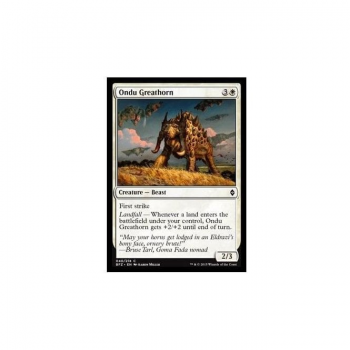 Ondu Greathorn : BATTLE FOR ZENDIKAR 040/274 - Magic the Gathering Single Card